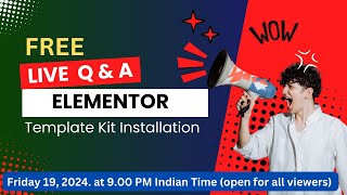 Live Tutorial  How To Install Elementor Template kit  Elementor Envato Template kits [upl. by Torrie]