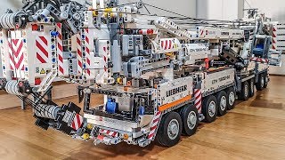 Lego Technic Liebherr LTM 11200 Crane Details MOC by Jeroen Ottens [upl. by Ociredef299]