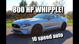 800 HP 2018 10 SPEED AUTO WHIPPLE 50 REVIEW Fastest Car Ive EVER DRIVEN [upl. by Anidal]