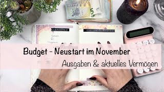 Neuplanung Budget November 2023 Umschlagmethode [upl. by Puna]