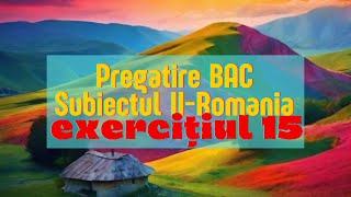 Pregatire pentru bac la geografie Subiectul II RomaniaExercitiul 15 [upl. by Clementius]