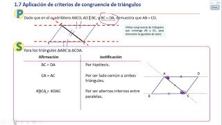 17 Aplicación de criterios de congruencia de triángulos [upl. by Candide]