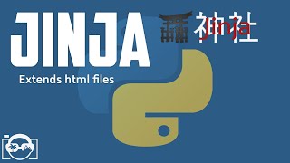 Python Jinja  Learn how to extends html files in jinja template engine [upl. by Jerman]