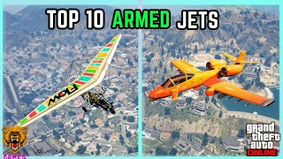 Top 10 armed planes in Gta5 online 2024 beargames2ju1cs [upl. by Nospmis]