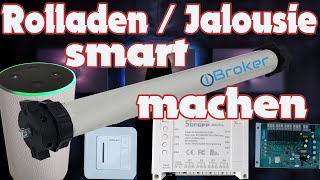 RolladenJalousie smart machen Rolling Code  Jarolift  Sonoff  ioBroker Vis  SmartHome  Alexa [upl. by Daren]