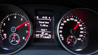 VW Golf 6 TSI 14 DSG 122bhp 0215 km acceleration [upl. by Aylsworth]