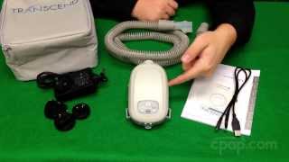 Introducing the Transcend Auto Travel CPAP Machine with EZEX [upl. by Nnylarak]