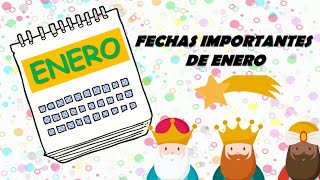 Fechas Importantes del mes de ENERO Profe Ángel [upl. by Haman]