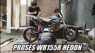 Proses pembuatan WR155R Pake body YZF 450 2022 [upl. by Hasin]