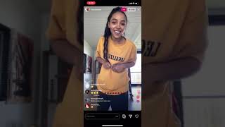 Tinashe Live Dance Class teaching hopscotch choreo [upl. by Ahsilak476]