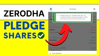 How To Pledge Shares In Zerodha Kite Pledge Stock for Margin [upl. by Angelina]