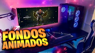 Luces LED🌈 FONDO de PANTALLA con MOVIMIENTO  VFX 【4K】GRATIS ✅ no copyright💪 [upl. by Ecnarret]