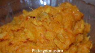 How to cook Asaro Yam Porridge [upl. by Emoraj628]