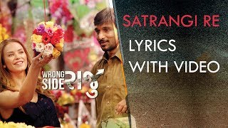 Satrangi Re Lyrics Wrong Side Raju Arijit Singh Sachin Jigar [upl. by Rahal]