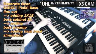 UHL Organ X52 CAM  Separate Bass option wolfganguhl5665 B0VIST ampegtv [upl. by Ajam]