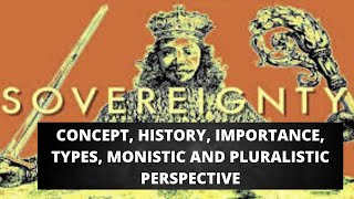 Sovereignty Concept History Importance Types Monistic and Pluralistic Perspective [upl. by Stephania]