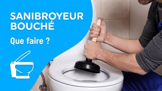 Sanibroyeur bouché que faire  5 solutions  MesDépanneursfr [upl. by Jere277]