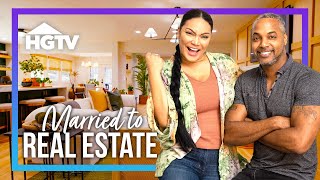 From Apartment to Open Concept Home Renovation  Married to Real Estate  HGTV [upl. by Kcir698]