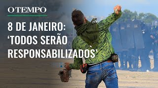 8 de janeiro quotTodos que cometeram crimes serão responsabilizadosquot diz secretárioexecutivo [upl. by Havot671]