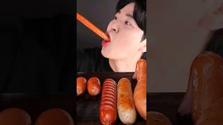 ASMR Sausage amp Spicy Noodles MUKBANG [upl. by Lehcear]