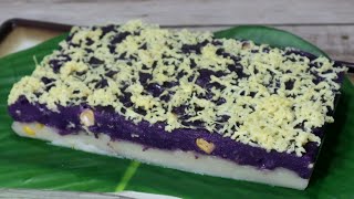 UBE MAJA BLANCA  Quick And Easy Ube Maja Blanca Recipe [upl. by Aivuy]