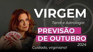 Previsão Signo de Virgem ♍️ Outubro 2024  Cuidado ⚠️ [upl. by Lien]