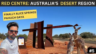 ALICE SPRINGS  Melbourne to Darwin Solo Road Trip 🚙  Desi 🇮🇳 in Videsh 🇦🇺 [upl. by Aryamoy]