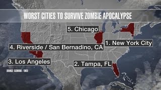 What cities will survive the zombie apocalypse [upl. by Aknayirp871]