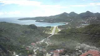 Landing St Barths Cockpit View [upl. by Adrian]