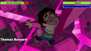 Steven Universe The Movie 2019 Final Battle with healthbars 12 [upl. by Ojyram]