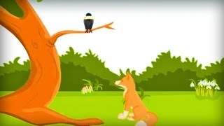 The Fox and Crow Story  Childrens Nursery Fables for Kids  Classteacher Learning Systems [upl. by Mailliwnhoj662]