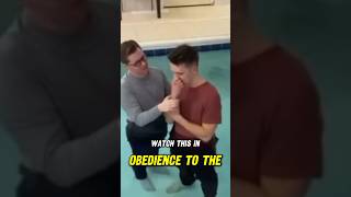 Oneness Pentecostal Apostolic Baptism In Jesus Name shorts Jesus Baptism pentecostal bible [upl. by Suinuj]