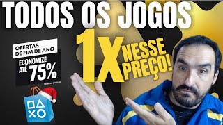 Todos os jogos da promoção ofertas de fim de ano na PSN pela 1x neste preço Menor preço [upl. by Lzeil]