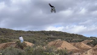 Riding Crazy Motocross Track BIG JUMPS [upl. by Skipton]