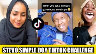 STEVO SIMPLE BOY TIKTOK CHALLENGE  MAPENZI YA PESA NI BALAA [upl. by Assilrac]