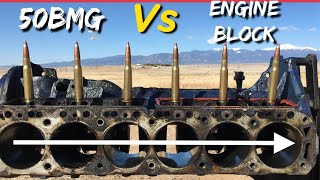 How Many 50 BMG rounds will it take to go through an engine block [upl. by Powel49]