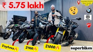 Todays Deal  Daytona 675 amp Ninja z900  Second hand superbikes in delhi z900 daytona [upl. by Idonna]