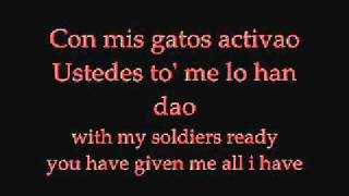 Don omar ft tego calderon Los Bandoleros with lyrics [upl. by Hawker]