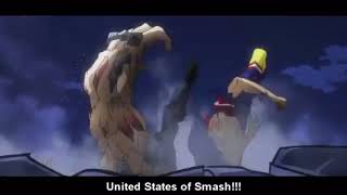 SUB vs DUB  UNITED STATES OF SMASH  Boku No Hero Academia [upl. by Enneyehs395]