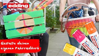 How to für Fahrradkörbe  edding Trend Sprays Neon [upl. by Crosby]