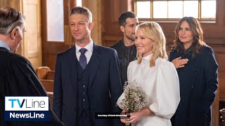 Law amp Order SVU  Rollins Marries Carisi in Kelli Giddishs Final Episode [upl. by Arahc502]