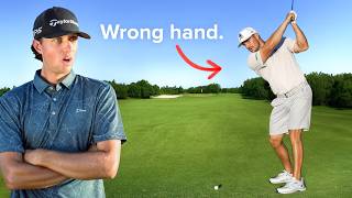 Can Bryson DeChambeau Beat A Scratch Golfer Lefty [upl. by Sandye]