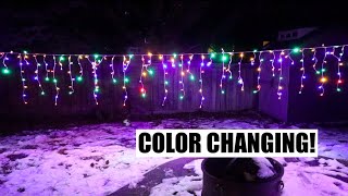 UNBOXING Marchpower 400 LED Icicle Lights  Multicolor 32ft 80 Drops  2022 REVIEW [upl. by Akehs]