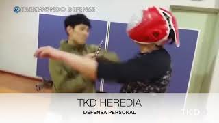 DEFENSA PERSONAL TAEKWONDO [upl. by Tanney374]