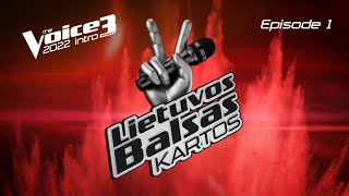 Lietuvos Balsas Kartos  The Voice Generations Lithuania LNK Intro 2022 [upl. by Eleinad]