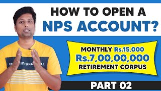 National Pension System  Part 2  How to open a NPS Account  Explained in Tamil  M for Money [upl. by Penhall]