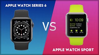 Apple Watch Series 6 vs Apple Watch Sport Comparison [upl. by Obara354]