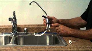 WaterMaker Five Faucet Installation  Nimbus Water Systems [upl. by Iruahs]