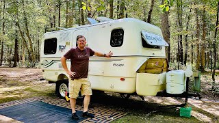 Escape 17 Walk Through Tour  Quality Small Fiberglass Camping Travel Trailer [upl. by Aiciles]