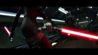 Star Wars The Clone Wars  Asajj Ventress amp Savage Opress vs Count Dooku 1080p [upl. by Assereht168]